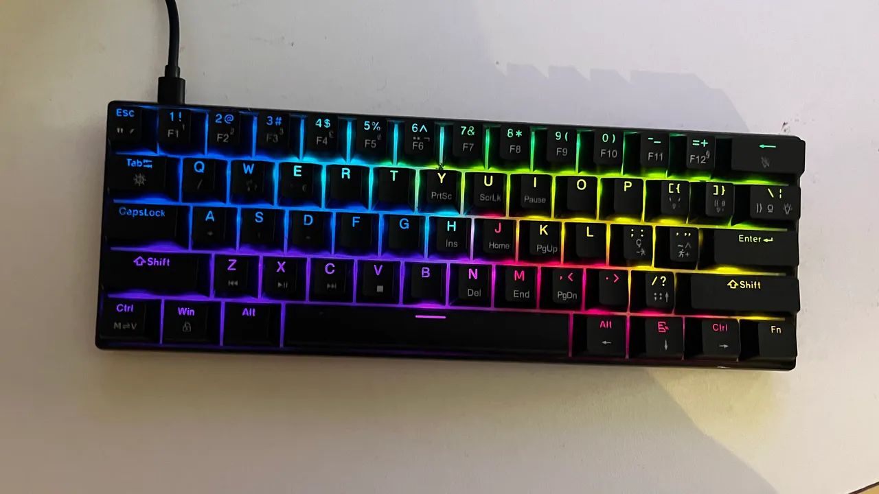 Teclado nsy 60% switch red - Foto 2