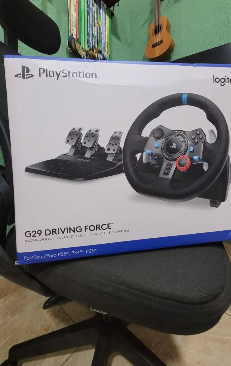 Volante G29 DRIVING FORCE PS5/PS4/PS3