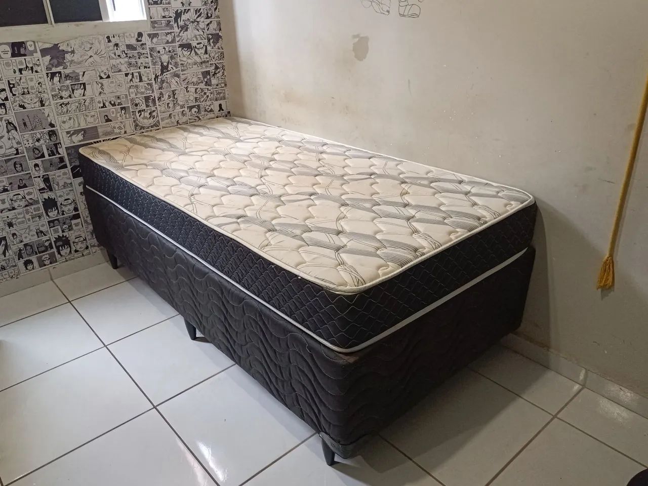 Cama Box De Solteiro Seminova - Foto 2
