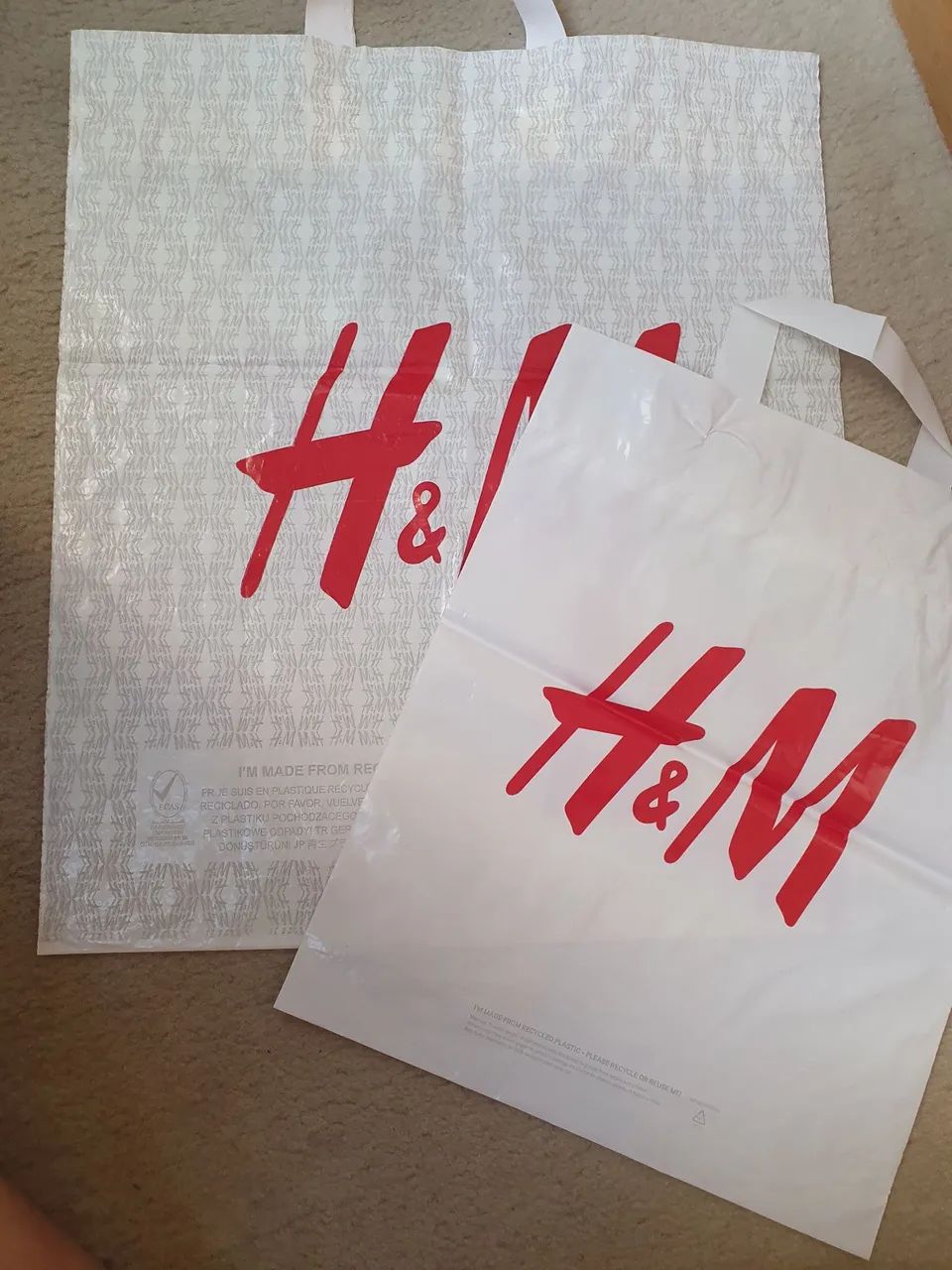 Kit sacolas H&M