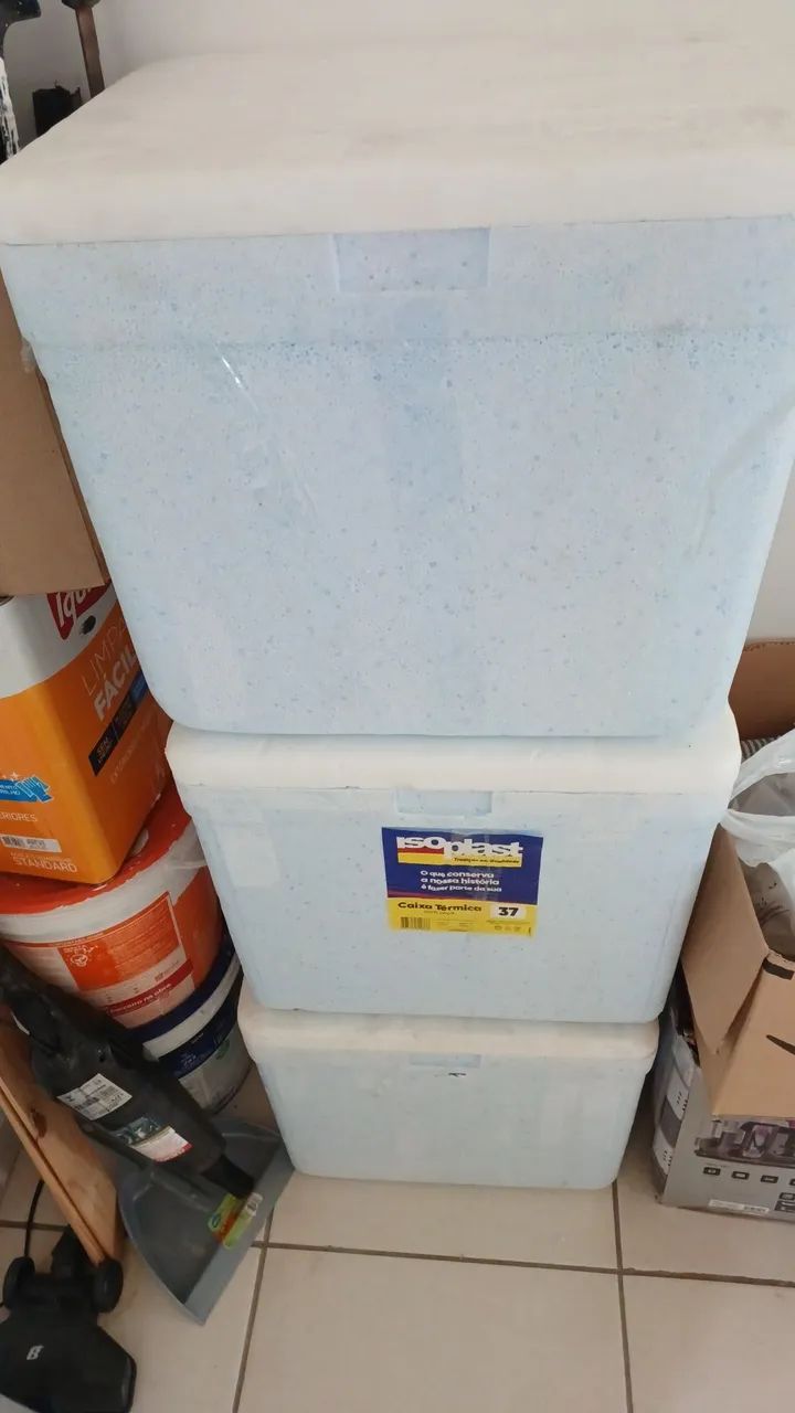 Caixa de isopor para bag 37l e 42l - Foto 3