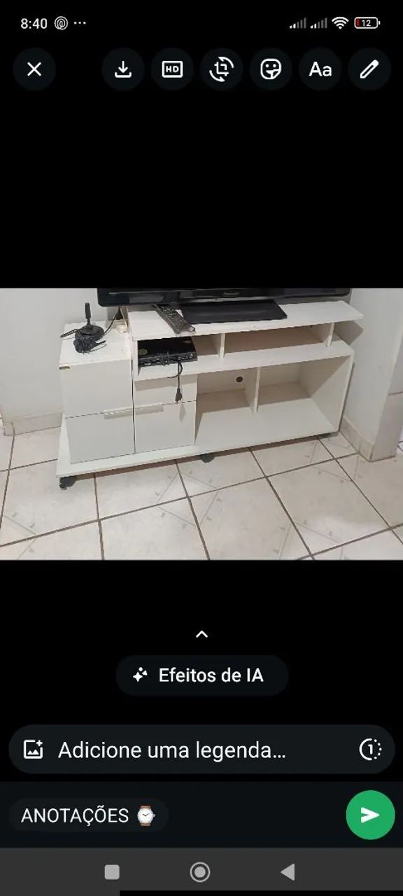 Rack Tv pequeno 