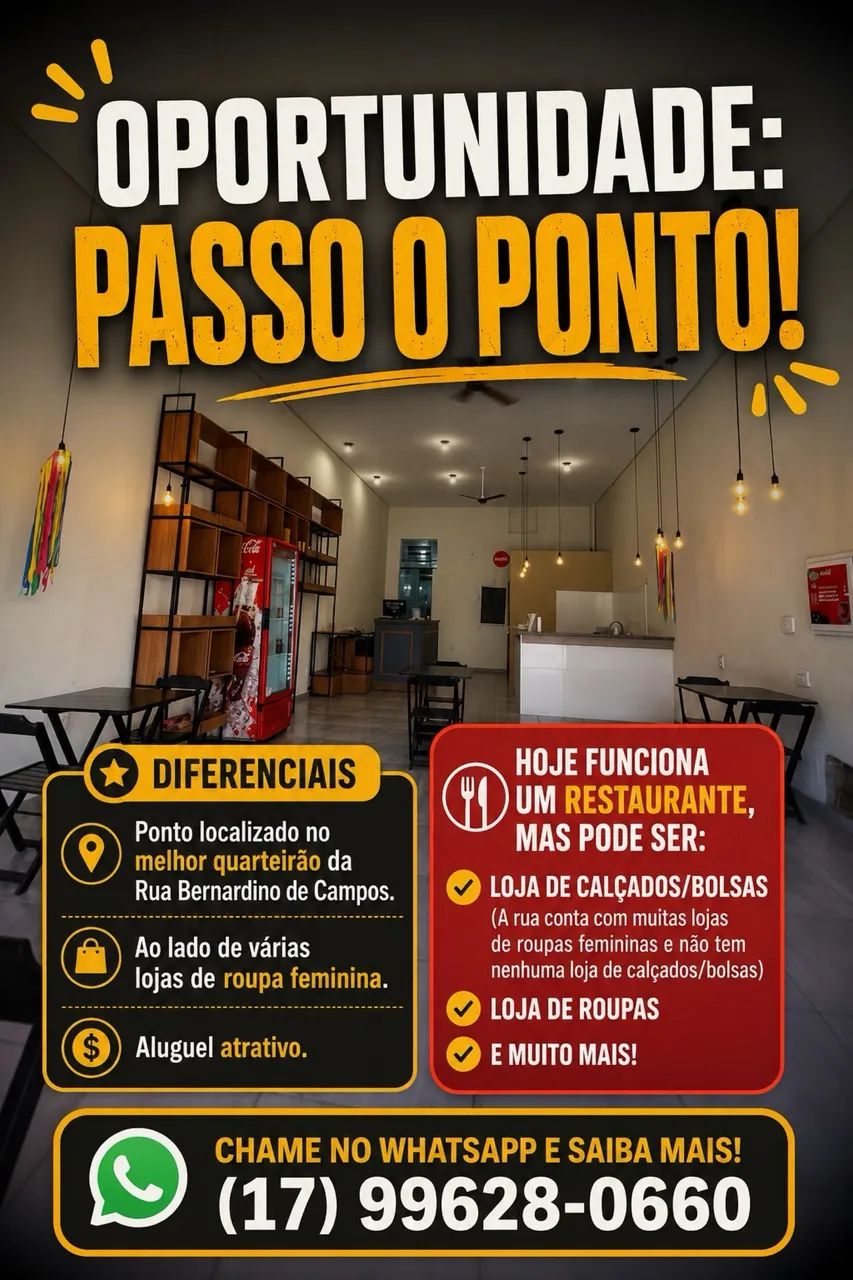 Passo o ponto rua Bernardino