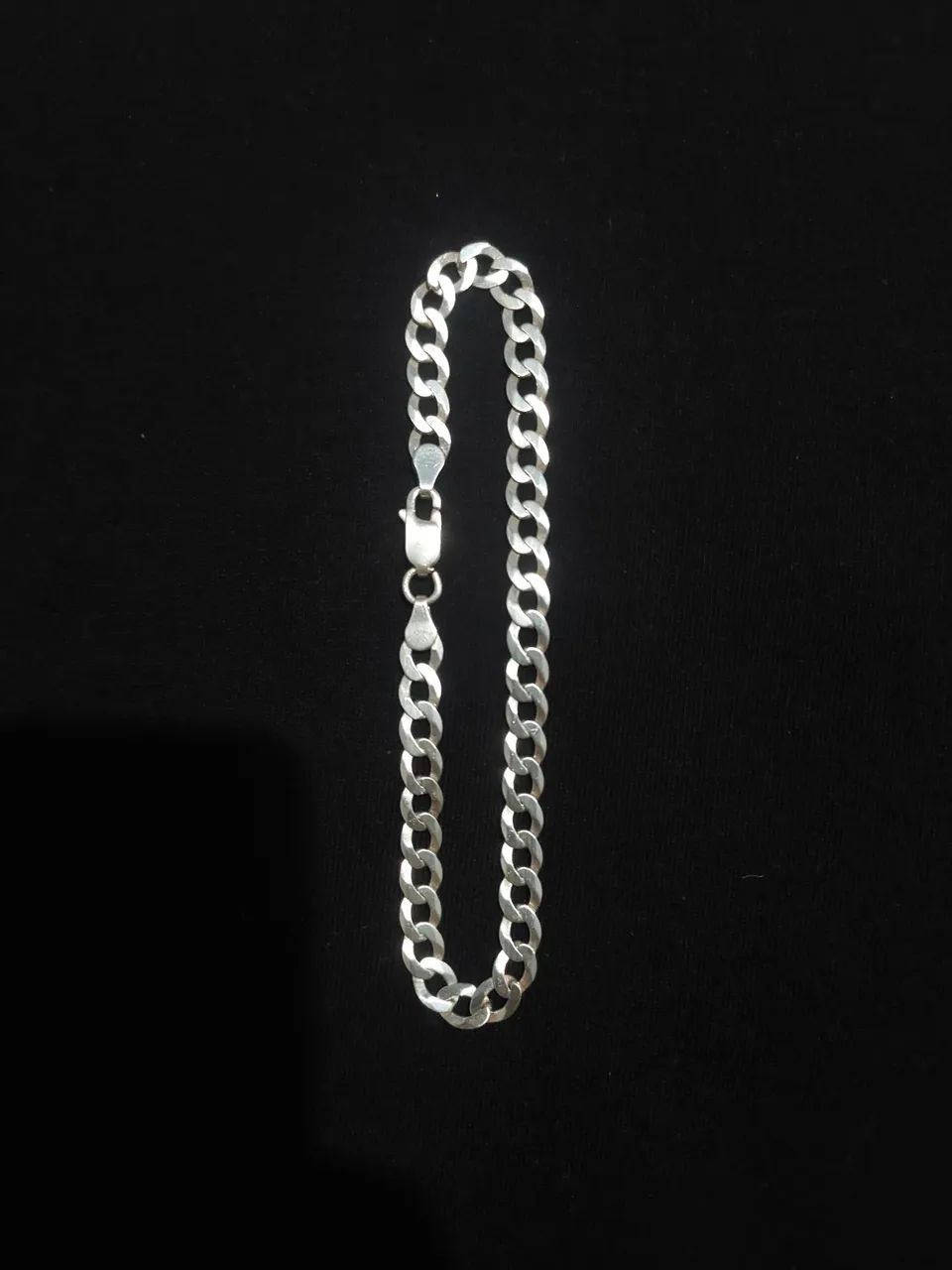 Corrente de prata 20 cm | 4 mm