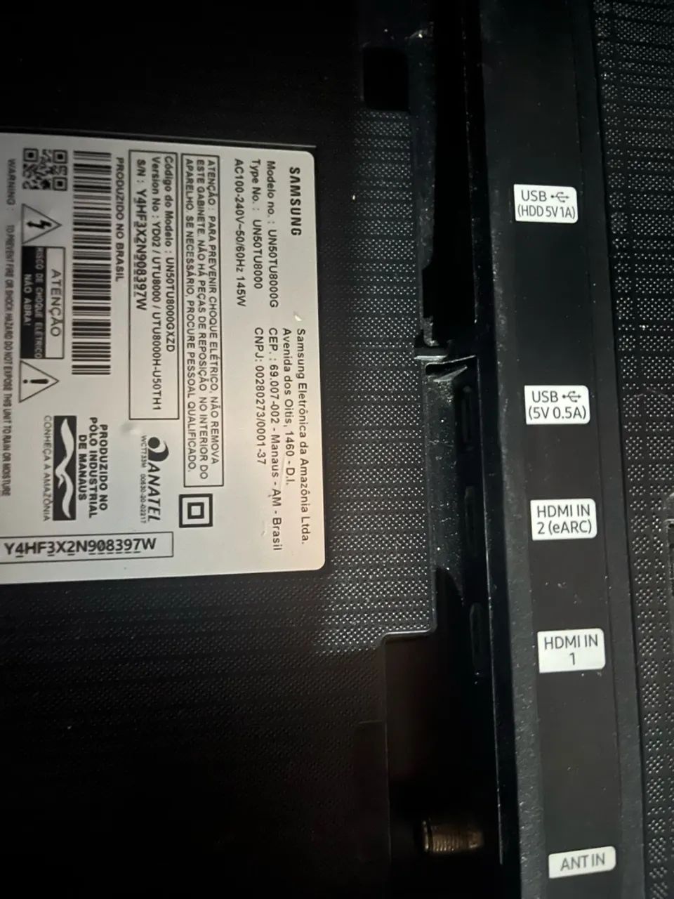 Tv Samsung 50 RETIRADA PEÇAS  - Foto 3
