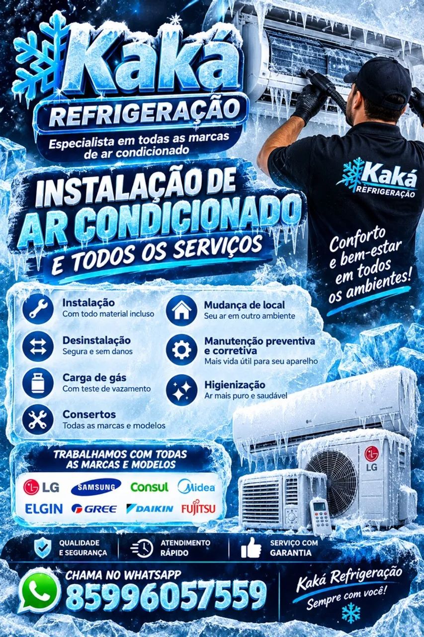 Instalação de ar condicionado 