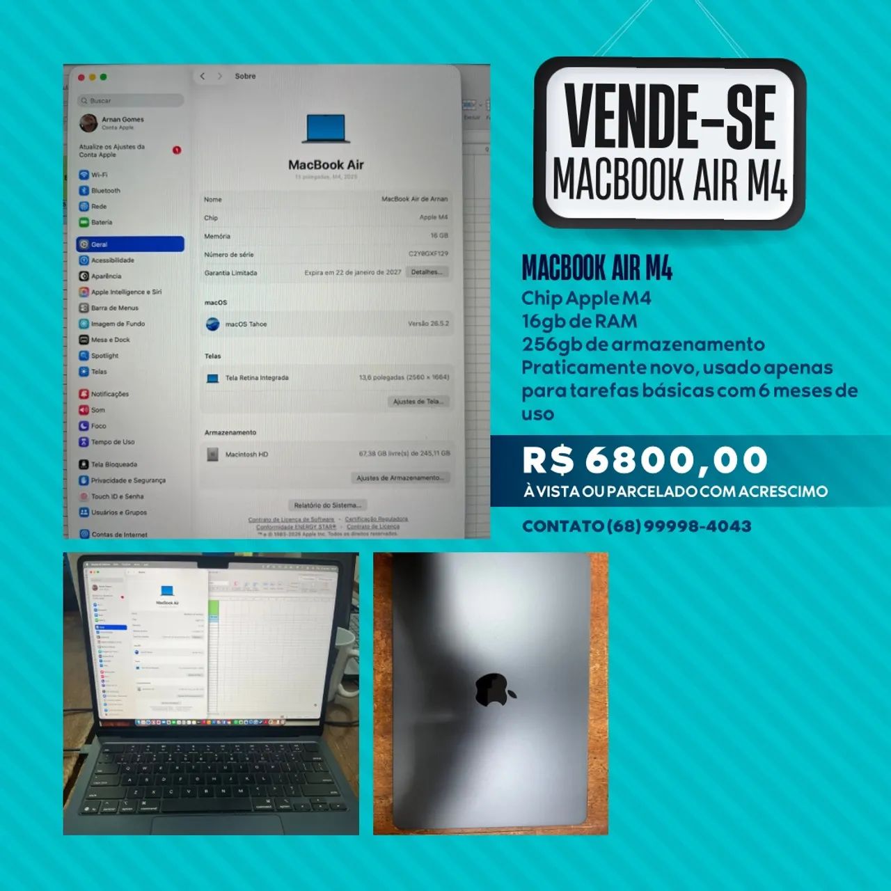 MacBook Air M4 - Foto 4