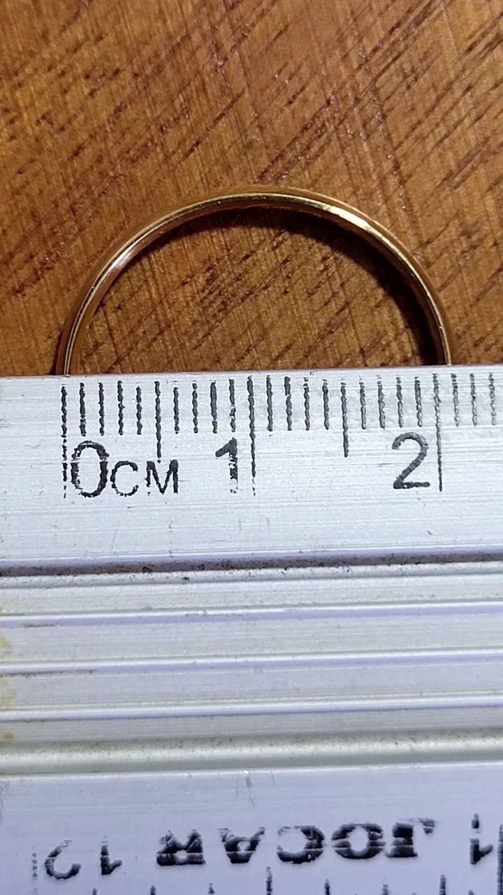 Par de alianças 5.6 g de 18k - Foto 4