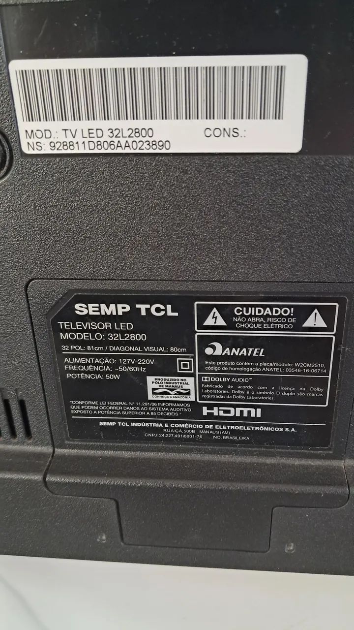 TV Semp Toshiba 32 polegadas  - Foto 3