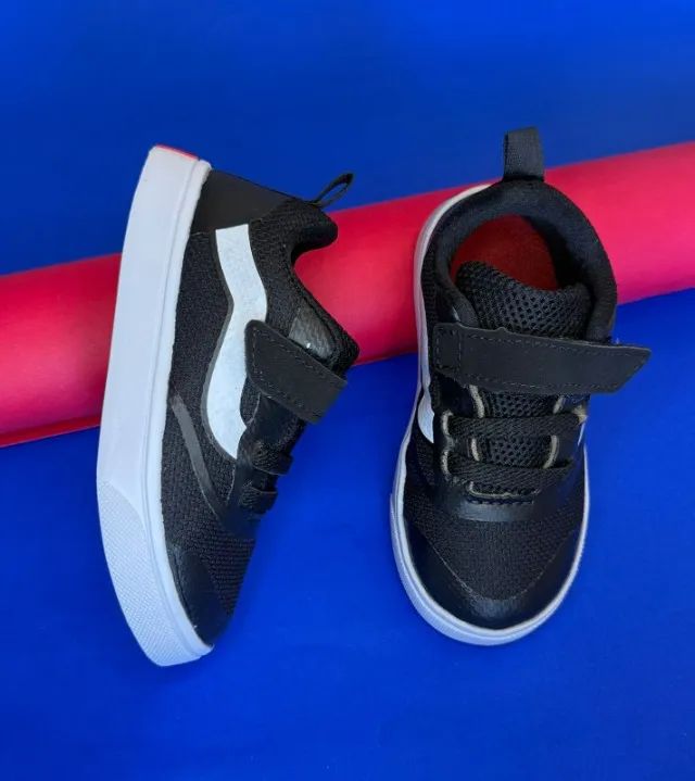 Tênis Vans Velcro Elástico Infantil Vulcanizado Linha Premium - Disponível 20 ao 33