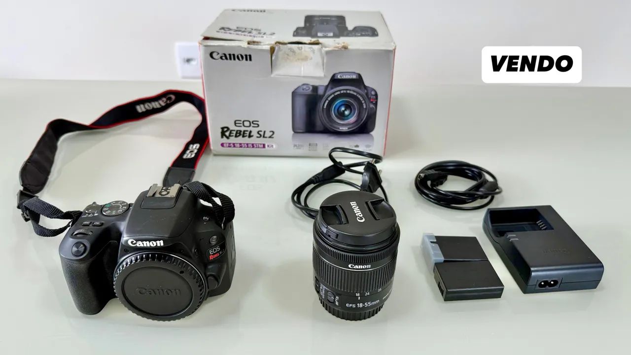 FAÇA SUA OFERTA - CÂMERA CANON SL2