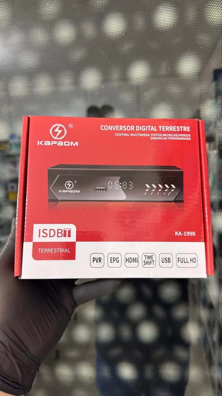 Conversor Digital visor controle e acessórios 