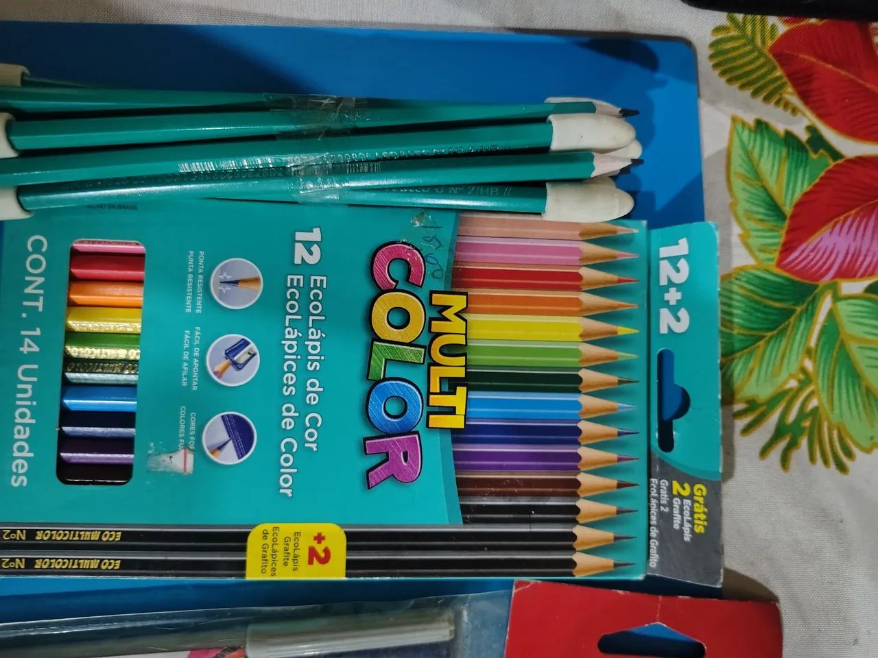 Kit de papelaria + estojo - Foto 3