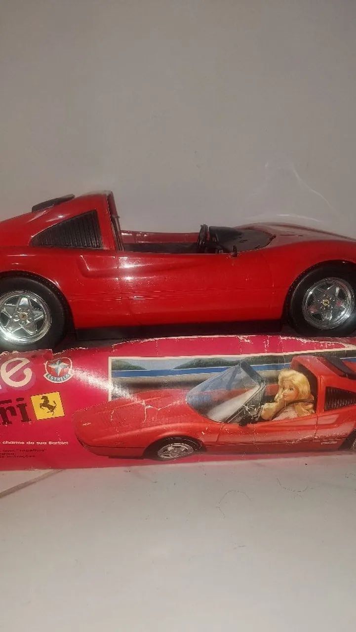 Carro Ferrari da boneca barbie estrela com caixa - Foto 4