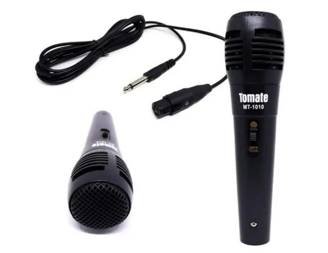 Microfone simples com fio Tomate MT-1010 - Foto 5