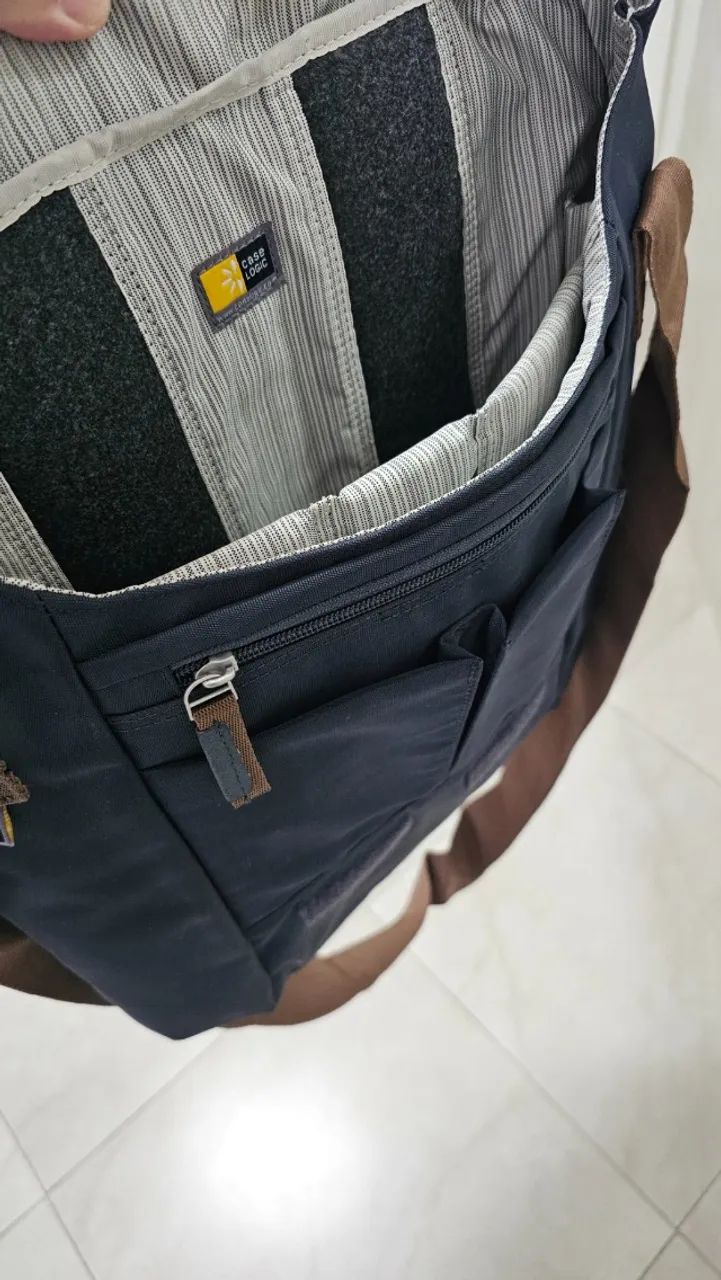Bolsa Transversal CASELOGIC azul fosco
