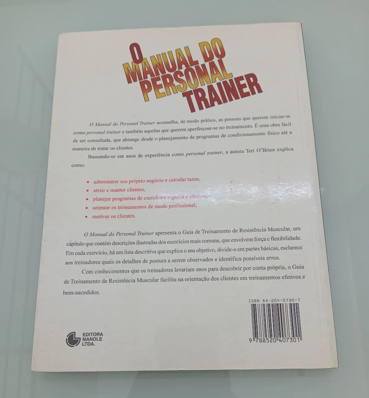O Manual do Personal Trainer Teri S. O'Brien - Foto 4