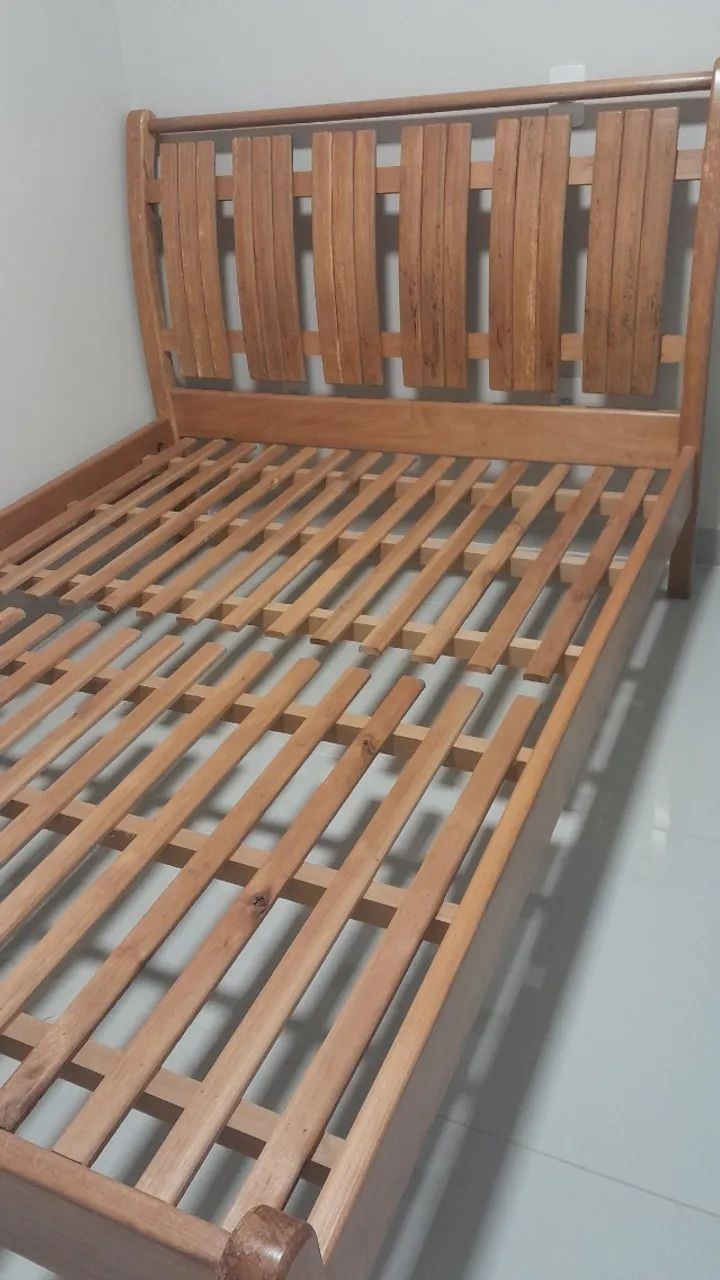 CAMA DE CASAL MADEIRA JEQUITIBÁ - Foto 5
