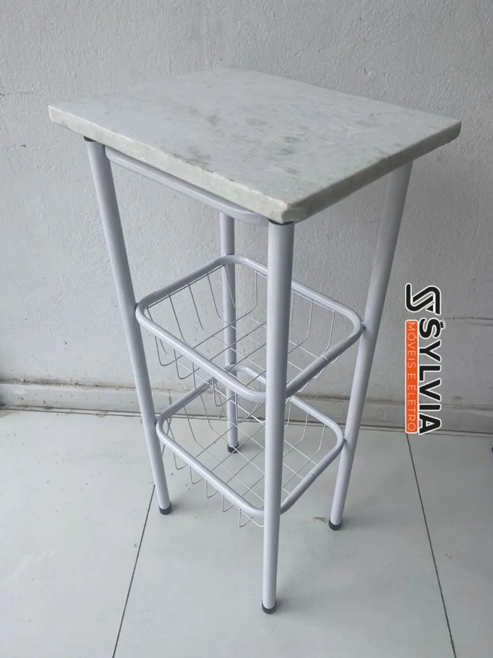 Fruteira com tampo de mármore  - Foto 2