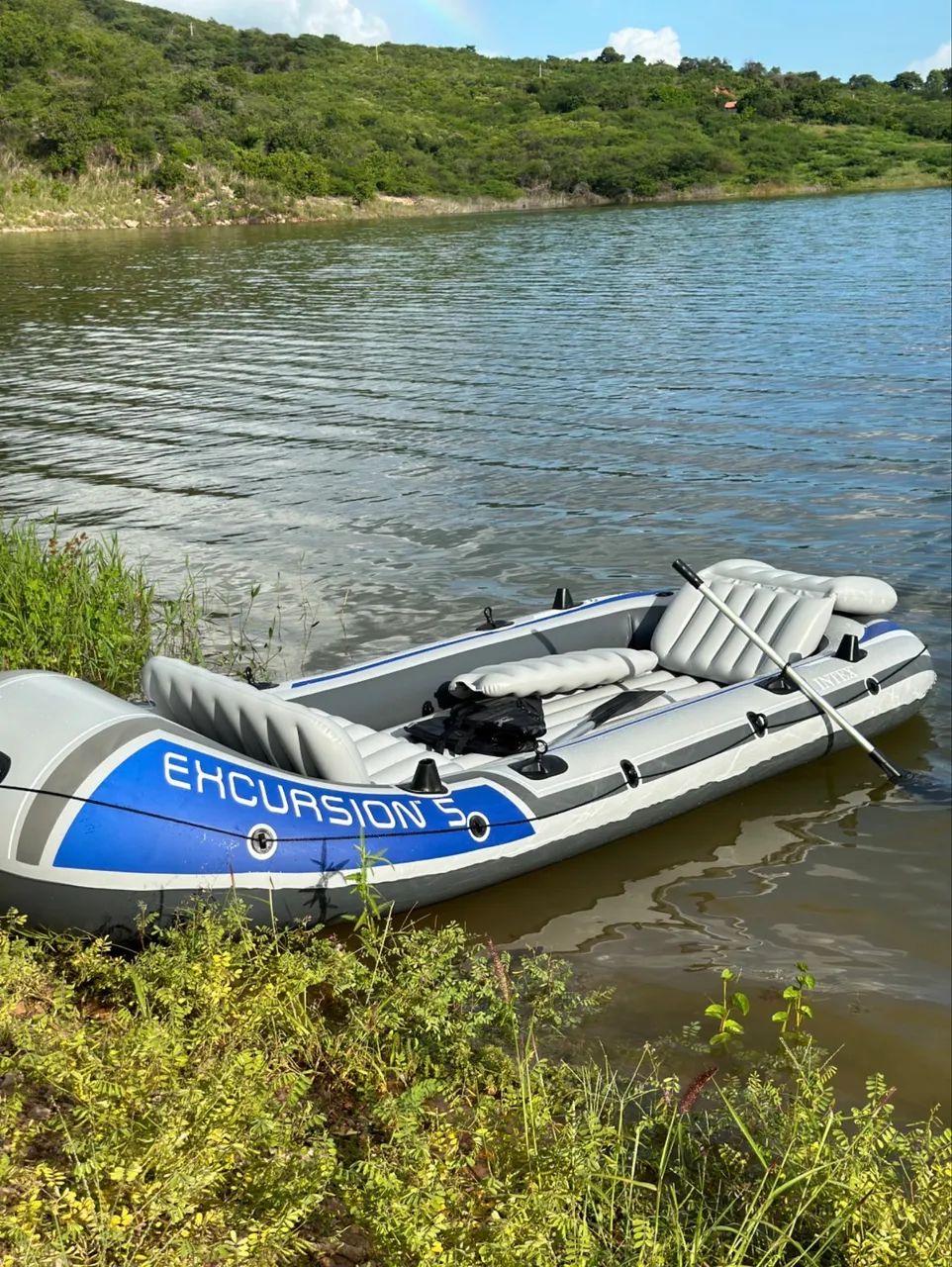 Barco inflável com motor  - Foto 5