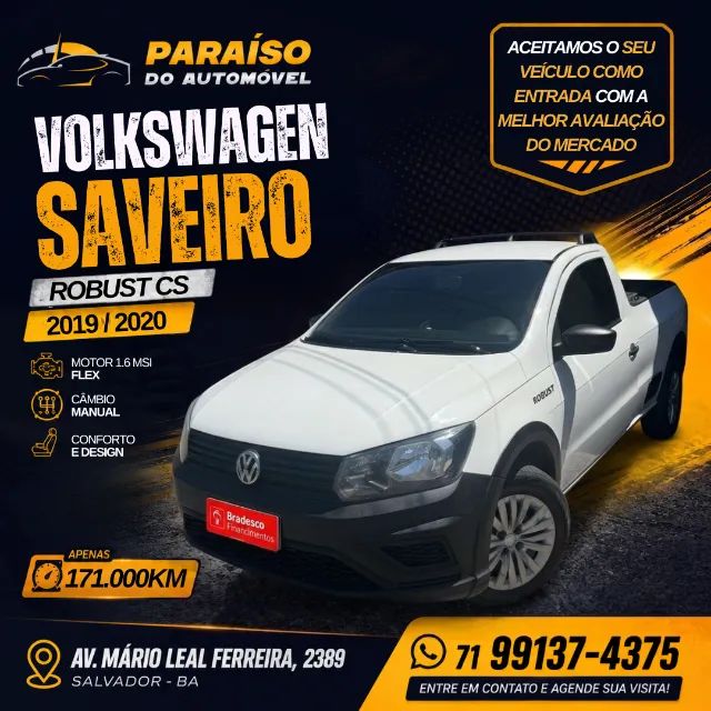 Volkswagen Saveiro Saveiro Robust 1.6 Total Flex 8V 2020