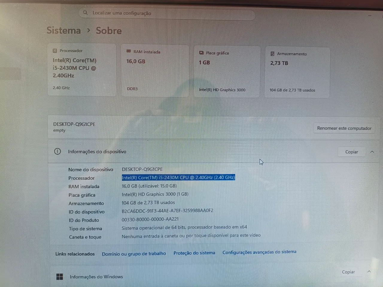 Pc intel core i5 16GB 2,73TB - Foto 4