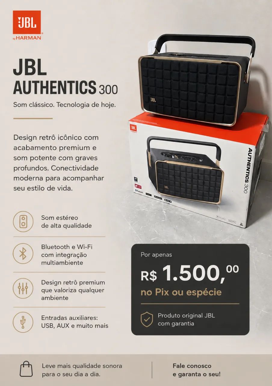 JBL Retrô Authentic 300