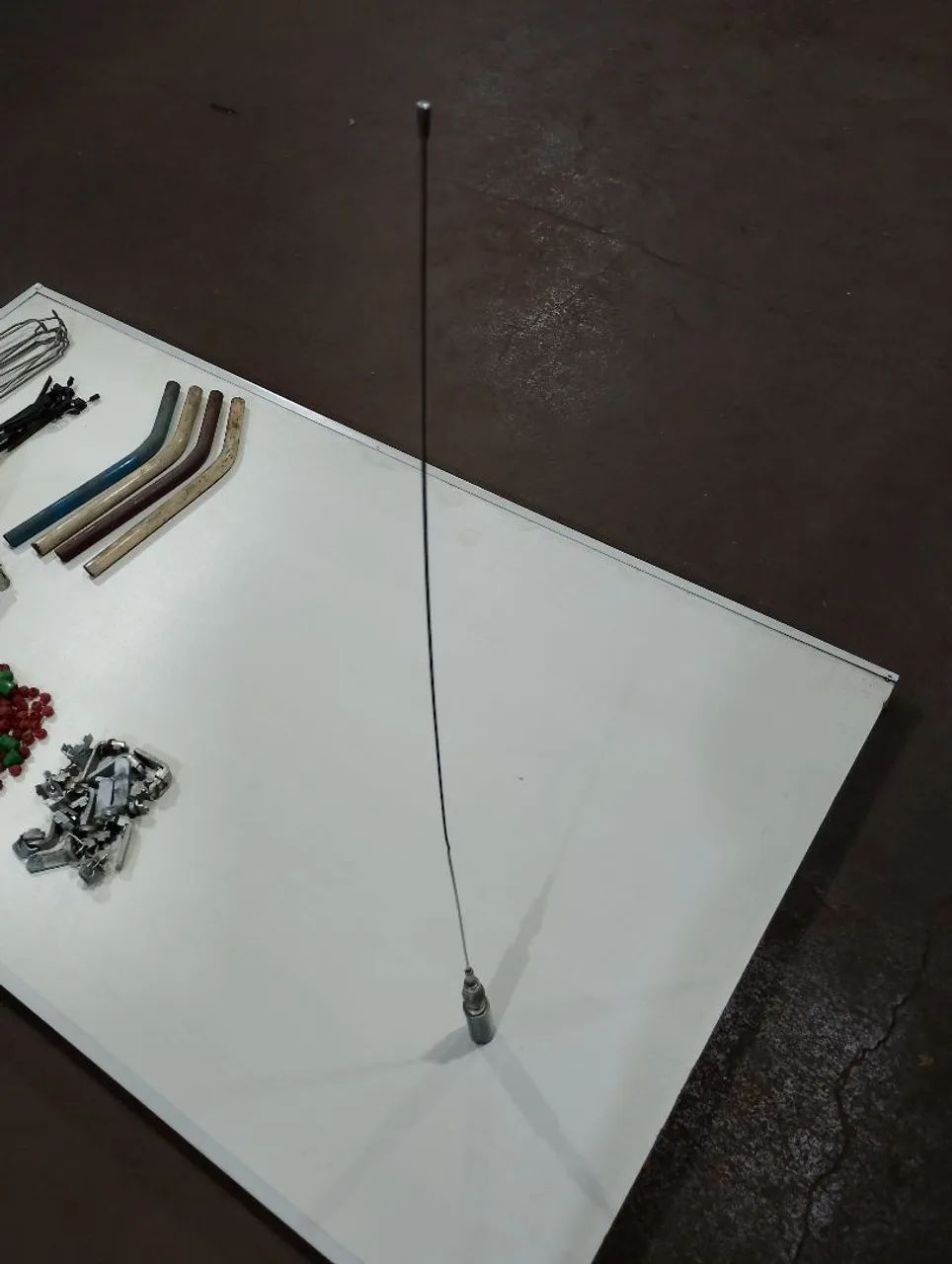Antena com bobina móvel para PX cromada, super conservada e resistente  - Foto 3