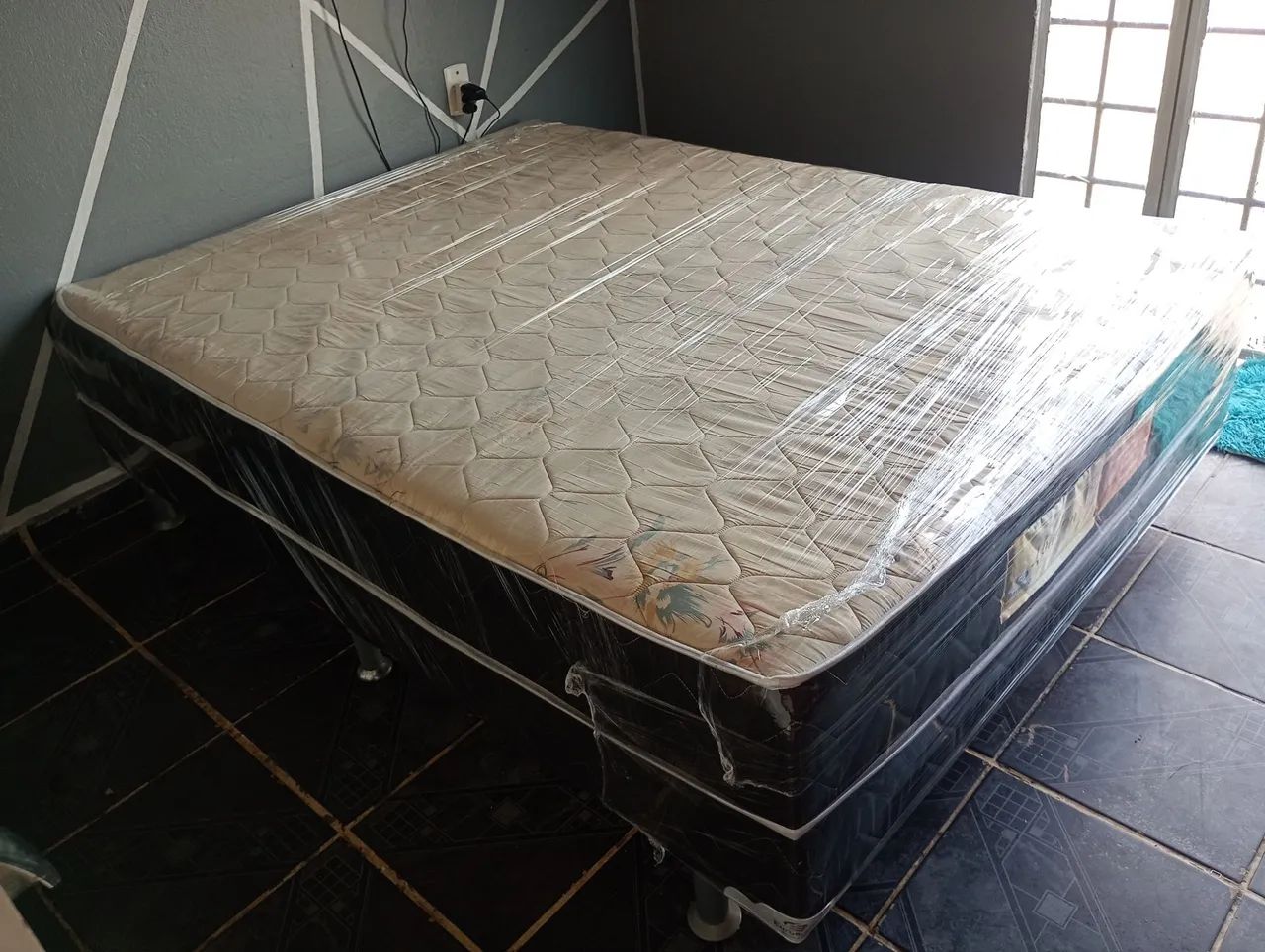 Cama Box Casal De Espuma Higenizada  - Foto 3