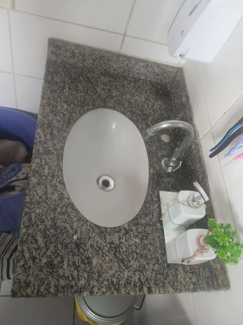 Pia de banheiro de mármore  - Foto 2