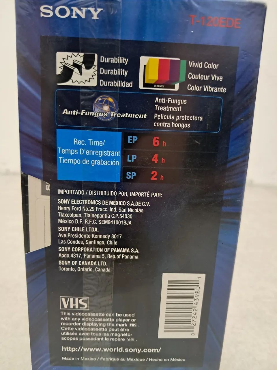 VHS T-120 6h Sony  - Foto 2