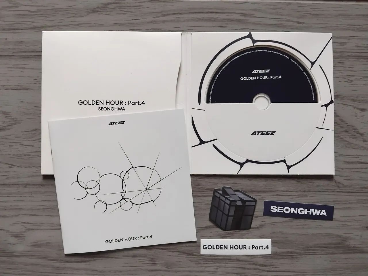 ATEEZ album golden hour part.4 digipack seonghwa. - CDs, DVDs etc
