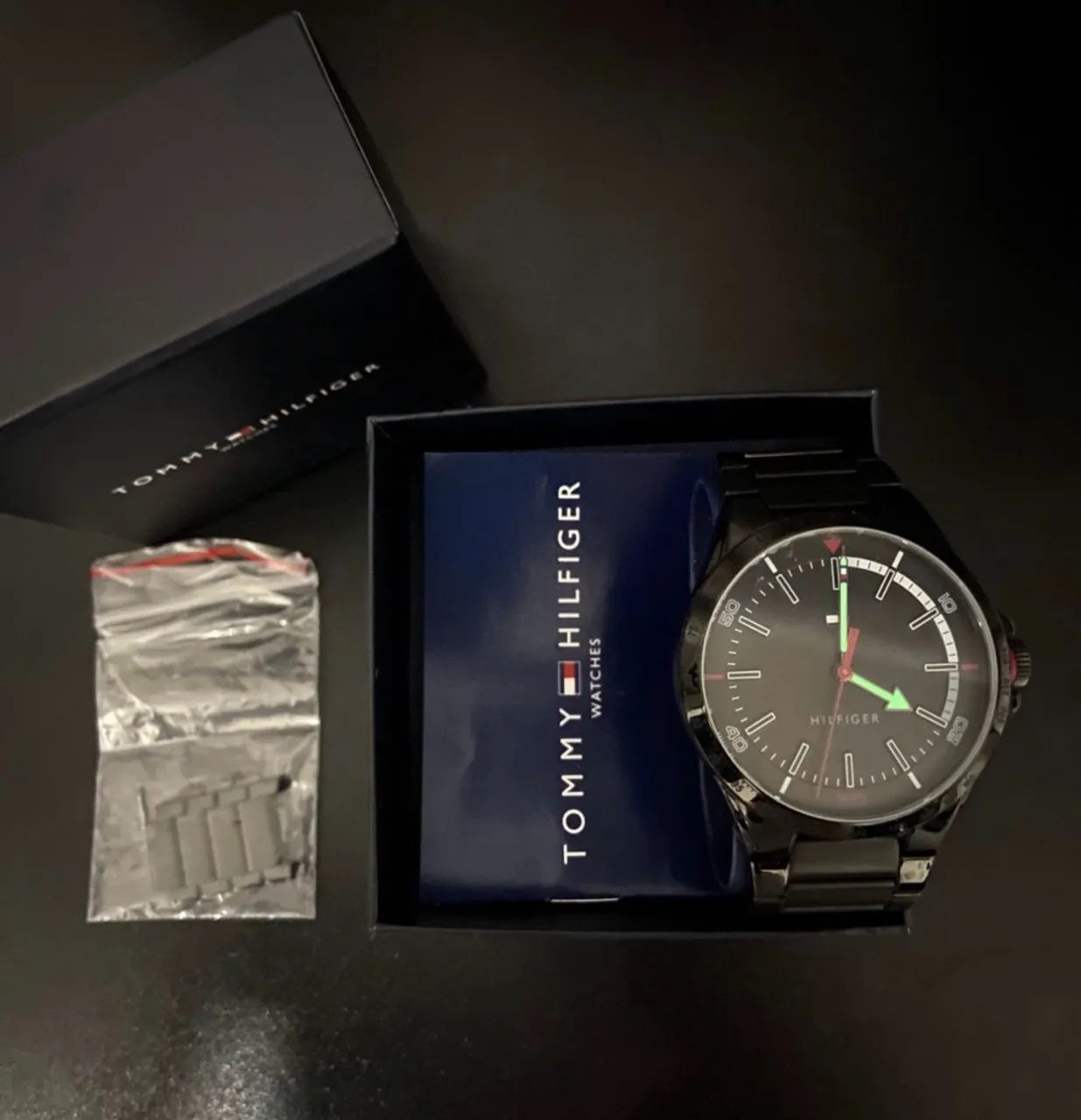 Relógio tommy hilfiger preto original - Foto 2
