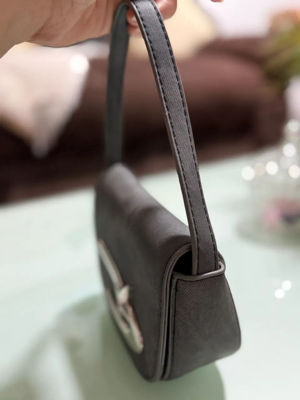 Mini bolsa meia lua  - Foto 2