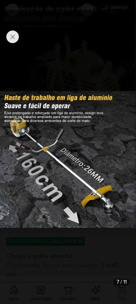 Roçadeira de gramas - Foto 4