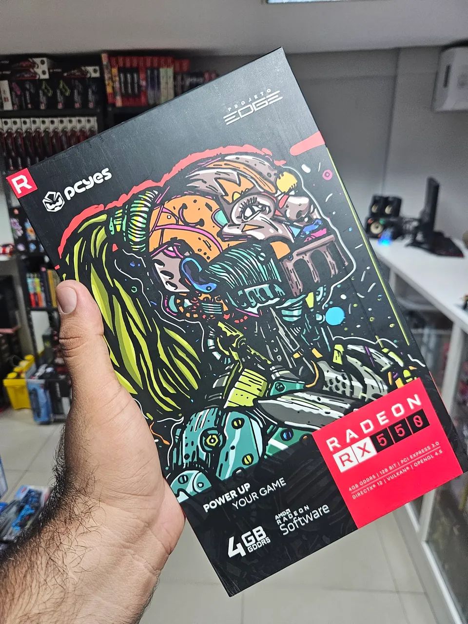 Placa de Vídeo RX 550 4GB 
