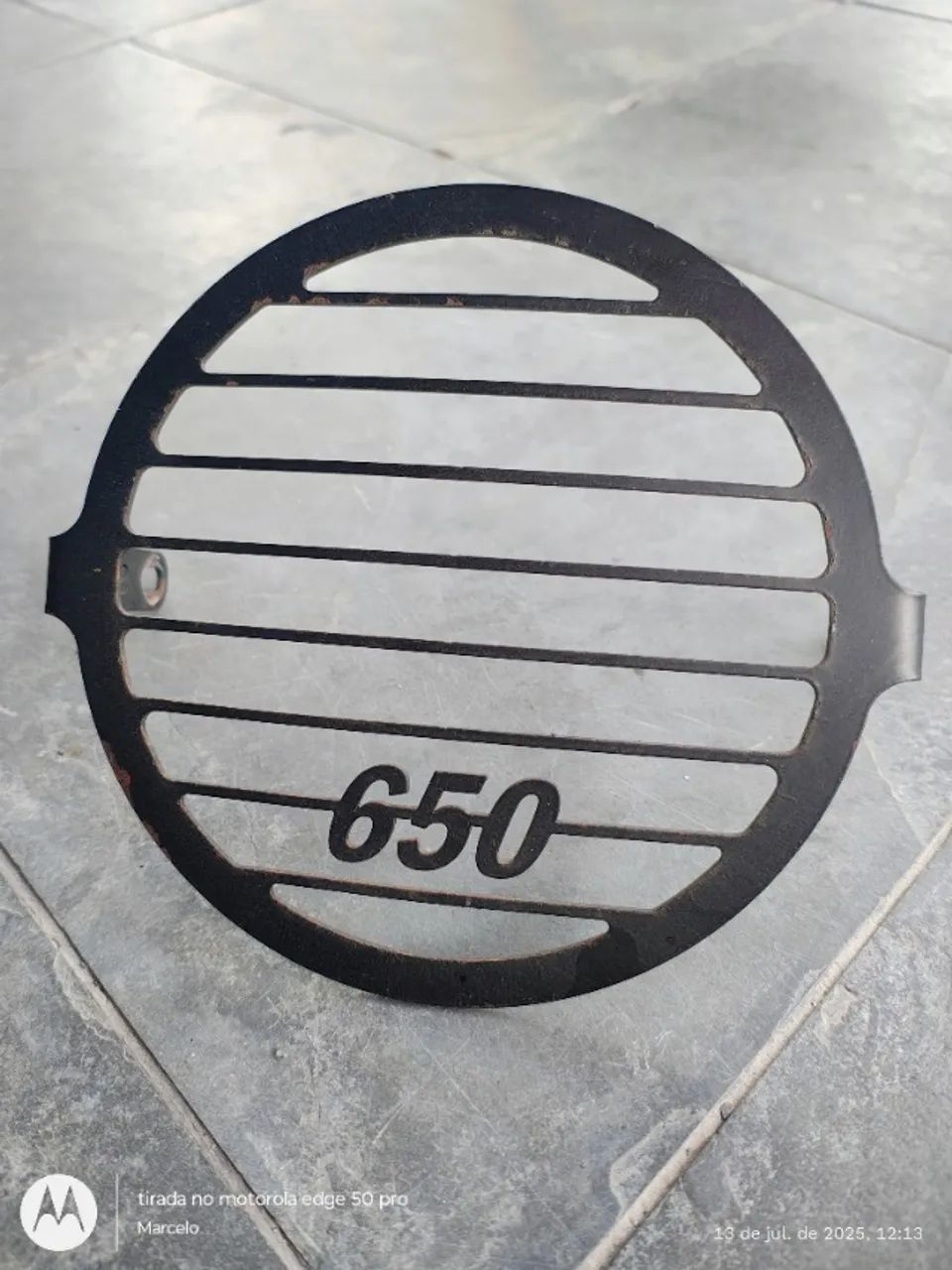Protetor Farol Royal Enfield 650 - Foto 4