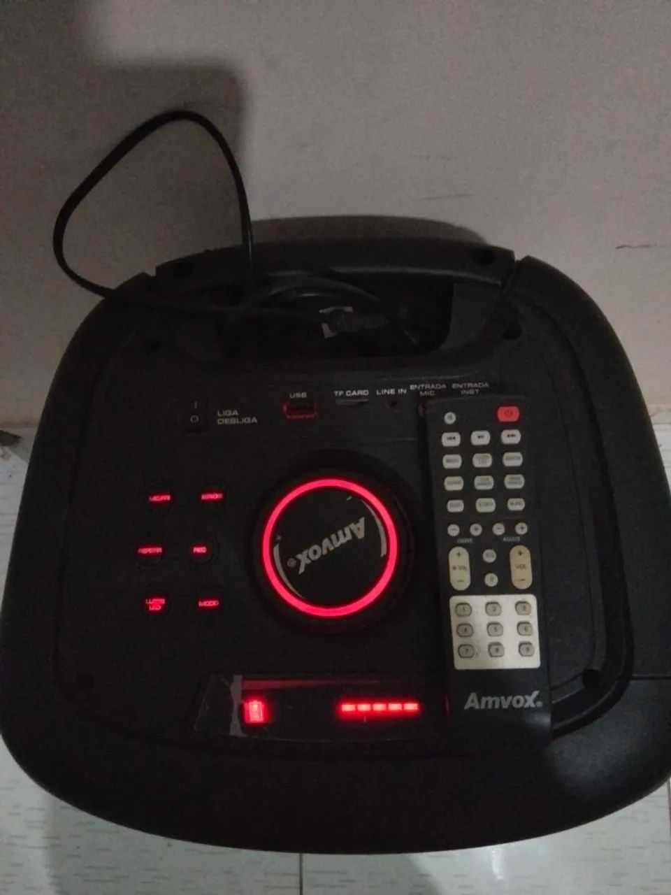 Caixa de som amvox party box prime 2000rms  - Foto 2
