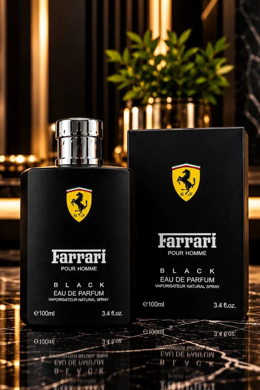 Farrari Black Eau de Parfum Masculino 100ml