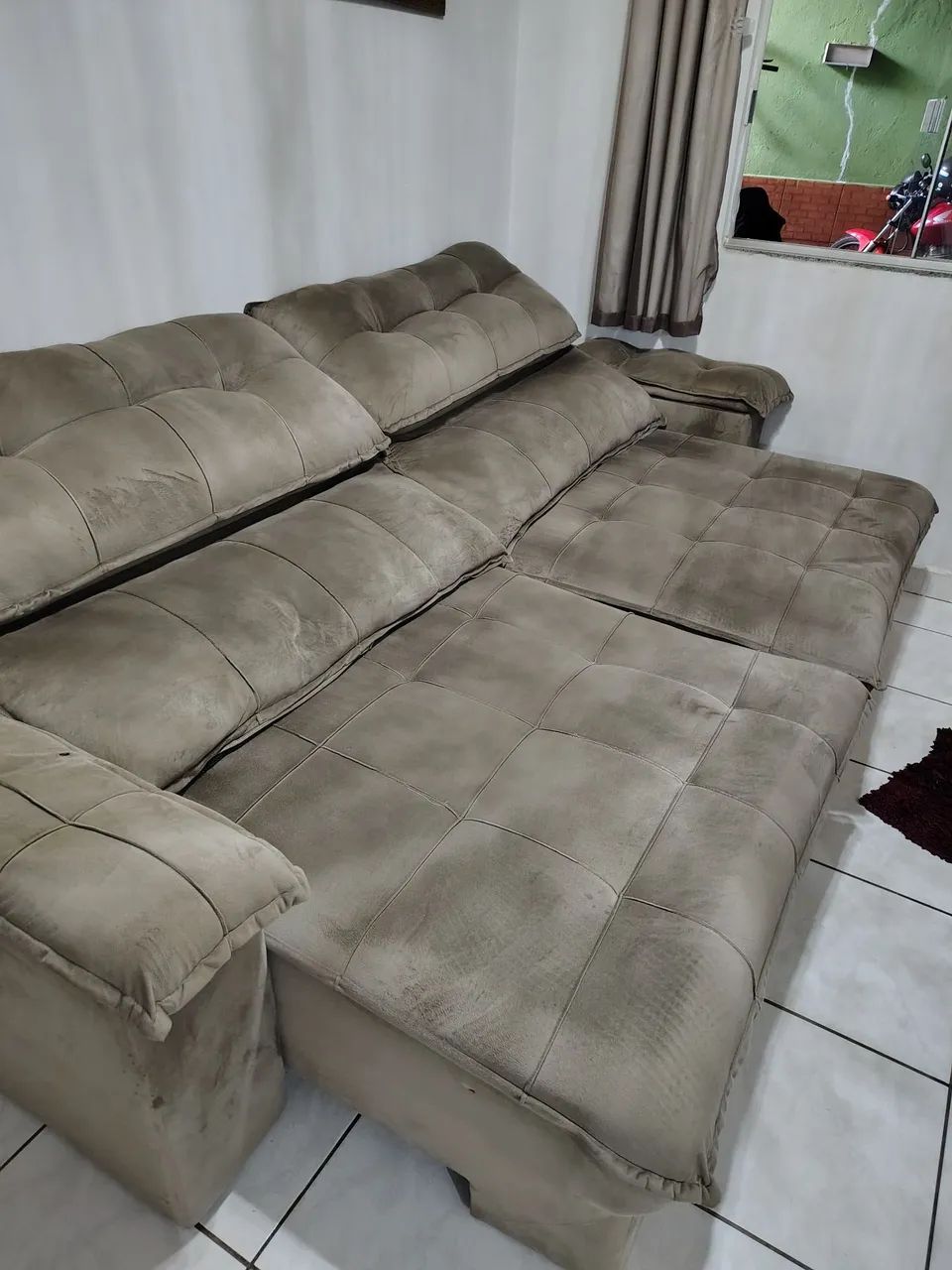 Sofá reclinável 
