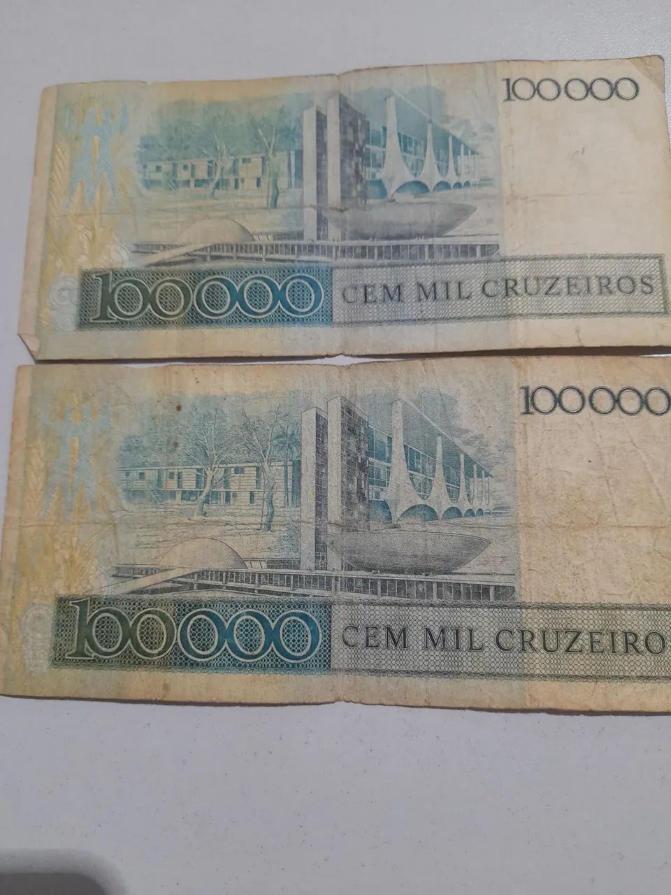 Cédulas 100000 Cruzeiros - Foto 2