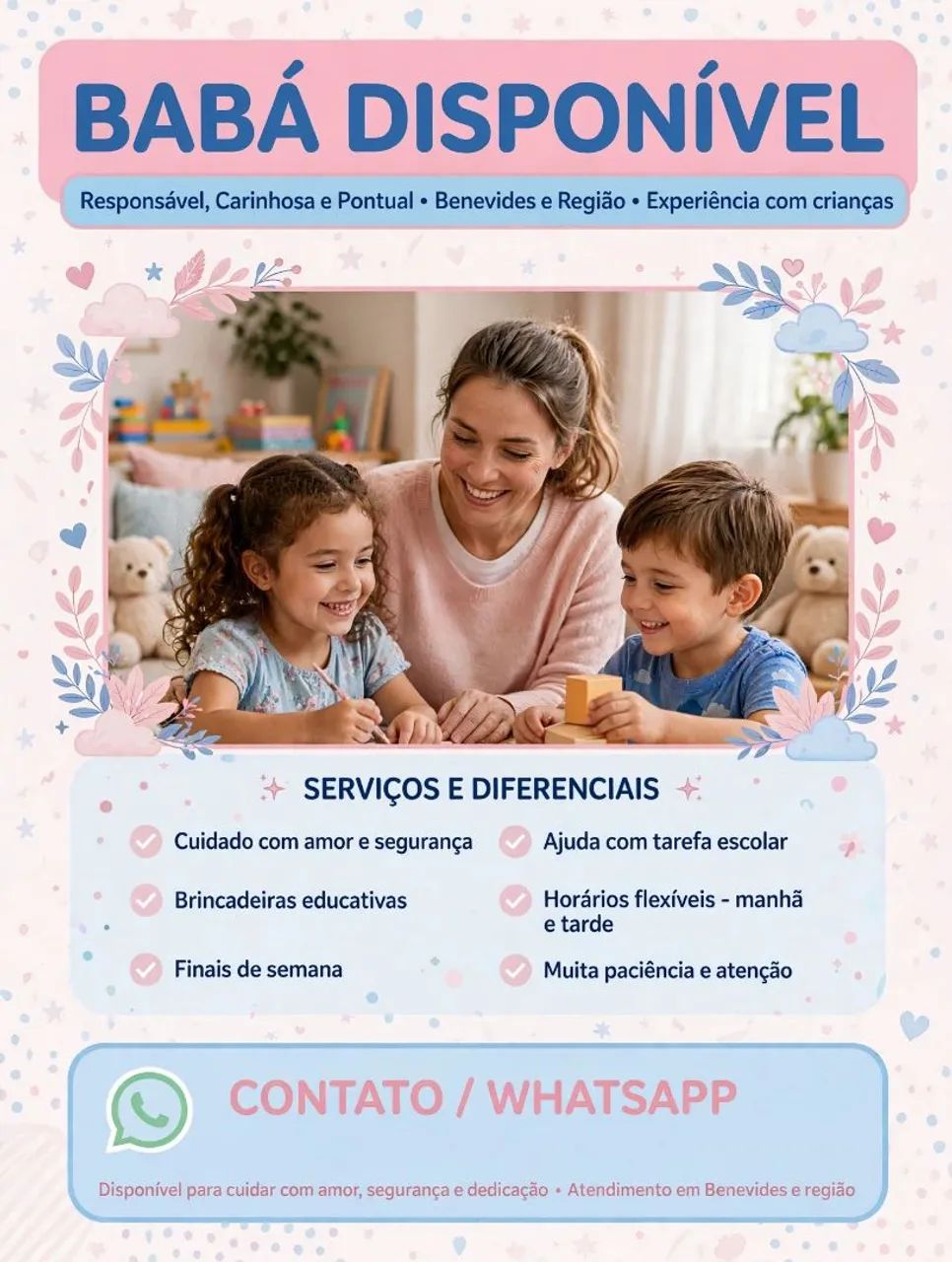 Babá disponível 