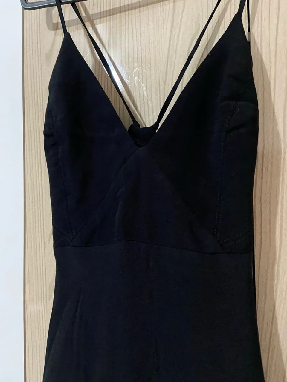Vestido longo de festa preto