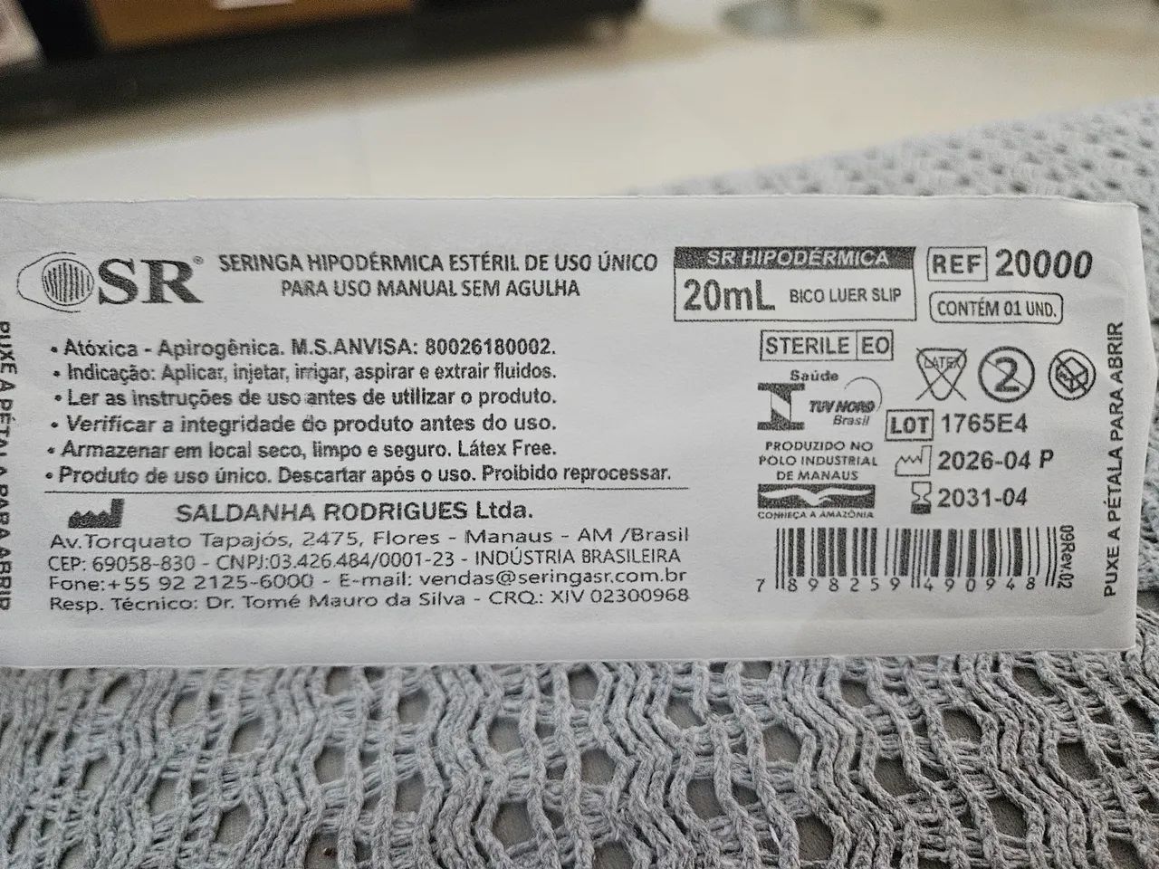 SERINGA HIPODÉRMICA