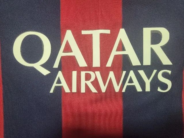 Patrocínio Qatar Airways Camisa Barcelona - Roupas Esportivas