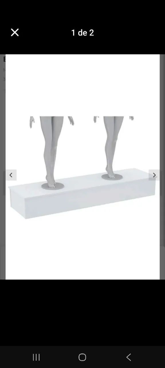 Palco de vitrine com rodinha - Foto 2