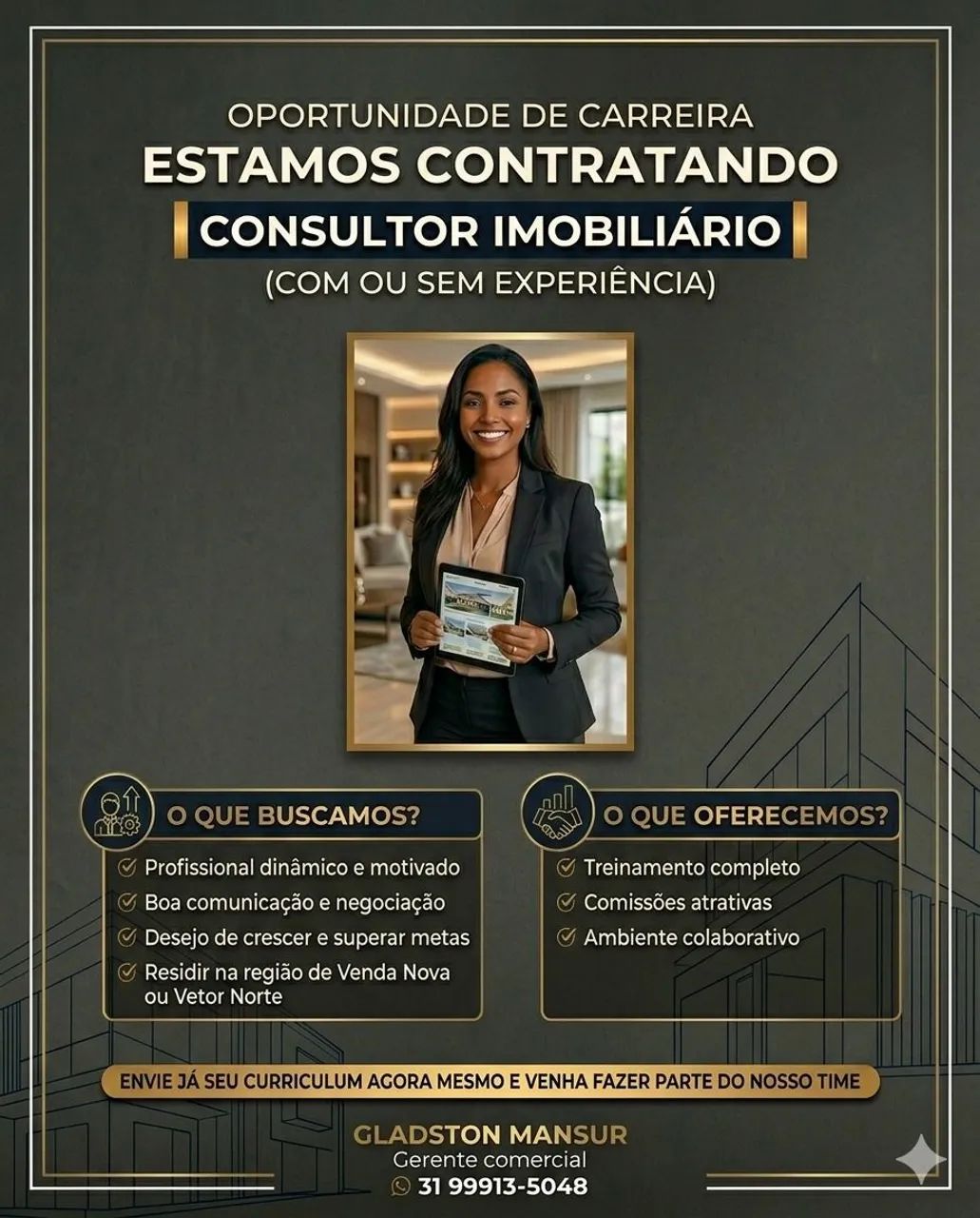 Vaga Consultor Imobiliário 