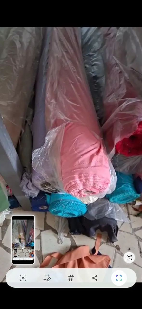 Retalho de Tecido, + Rolo Fechado tambem Bras Sp - Foto 3