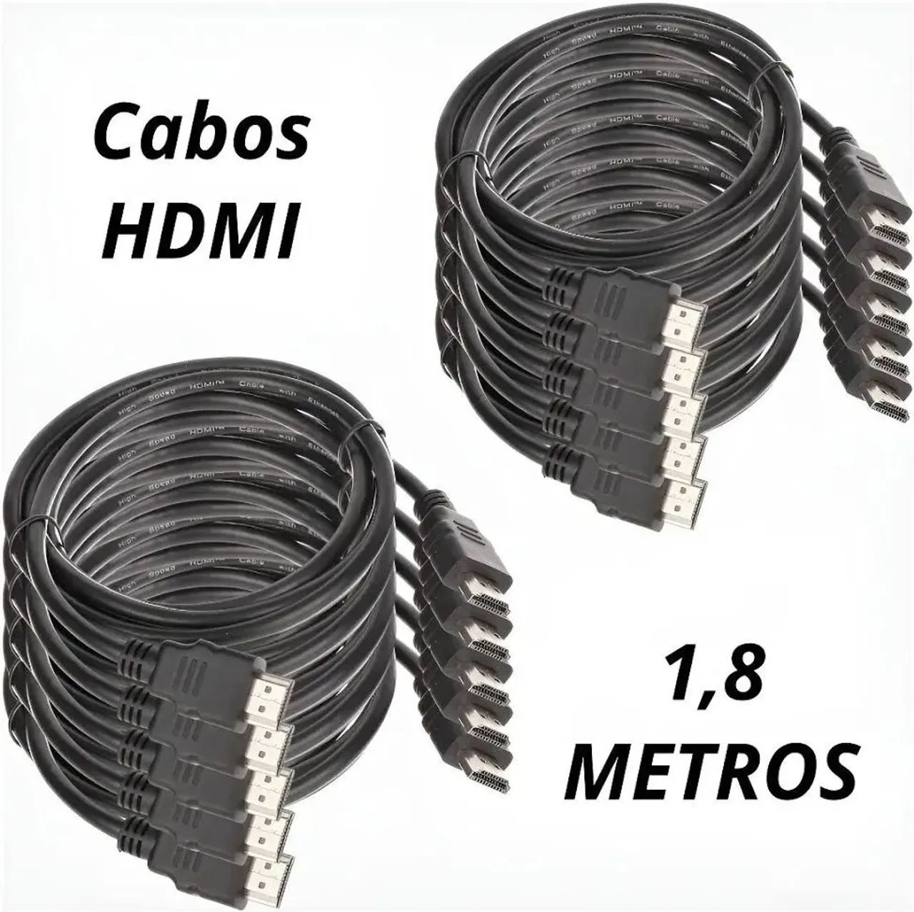 Cabo HDMI em grande quantidade