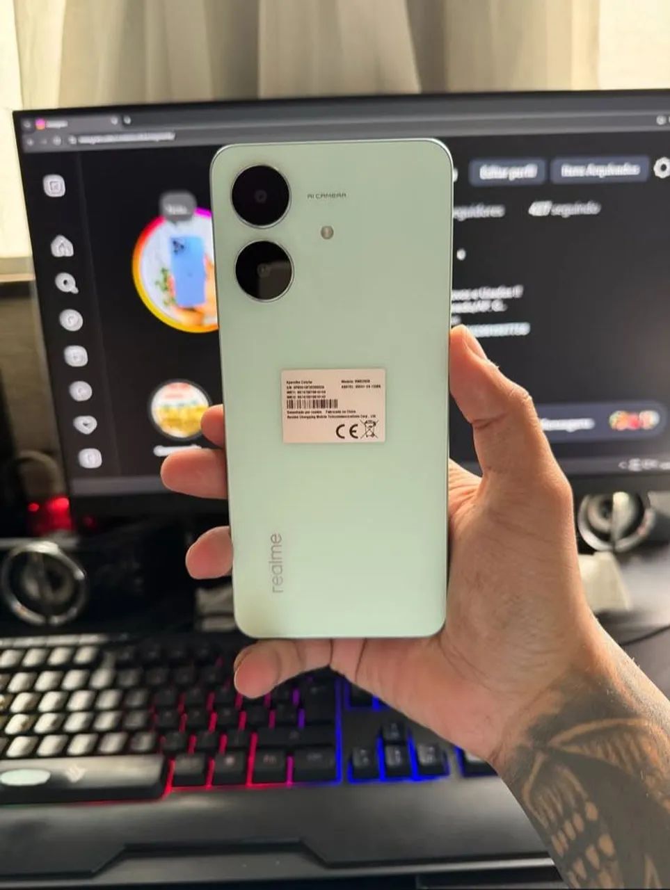 Realme Note 60x - IMPECÁVEL!!!!!! - Foto 4